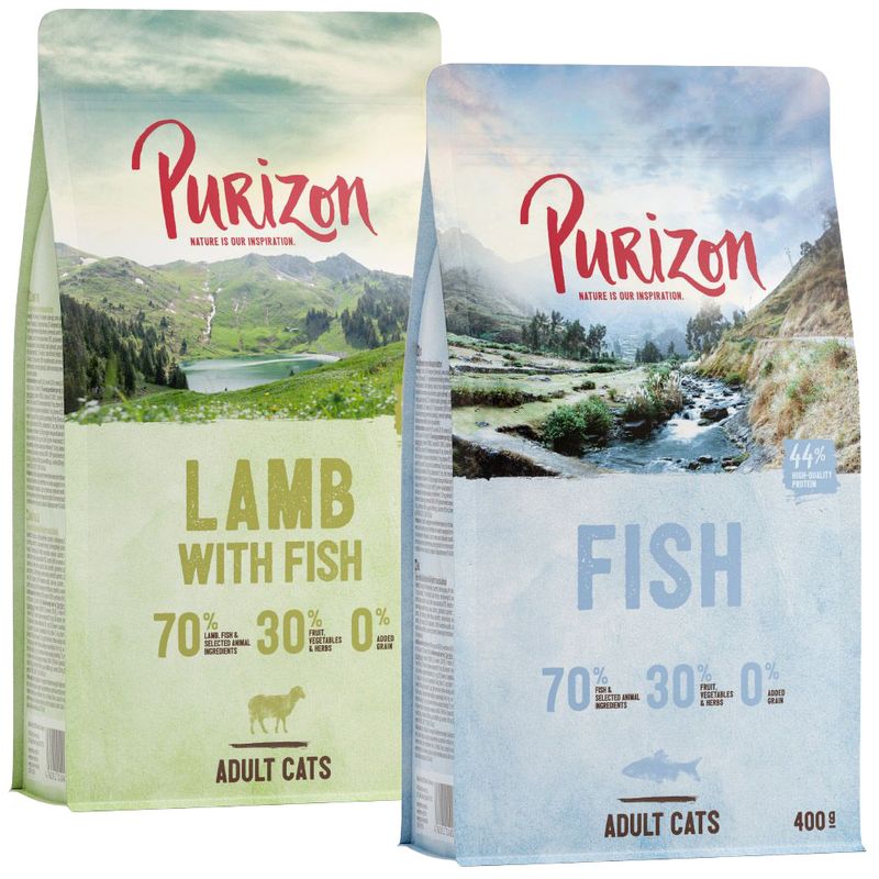 Offre d'essai mixte Purizon 2 x 400 g - sans céréales