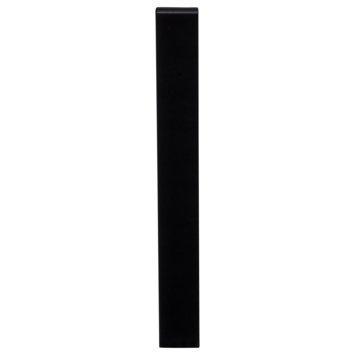 CANDO hoge plint eindstuk clip zwart 1,6 x 14,3