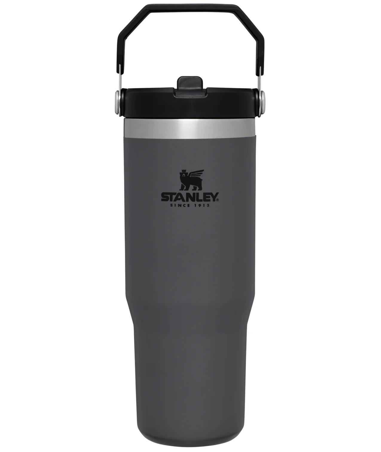 Stanley  The IceFlow™ Flip Straw termokop, Charcoal - 0,89 L.