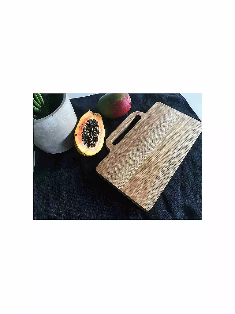 ECOBOARDS Schneidebrett Pure Design PD073 30x19,5cm Eiche braun