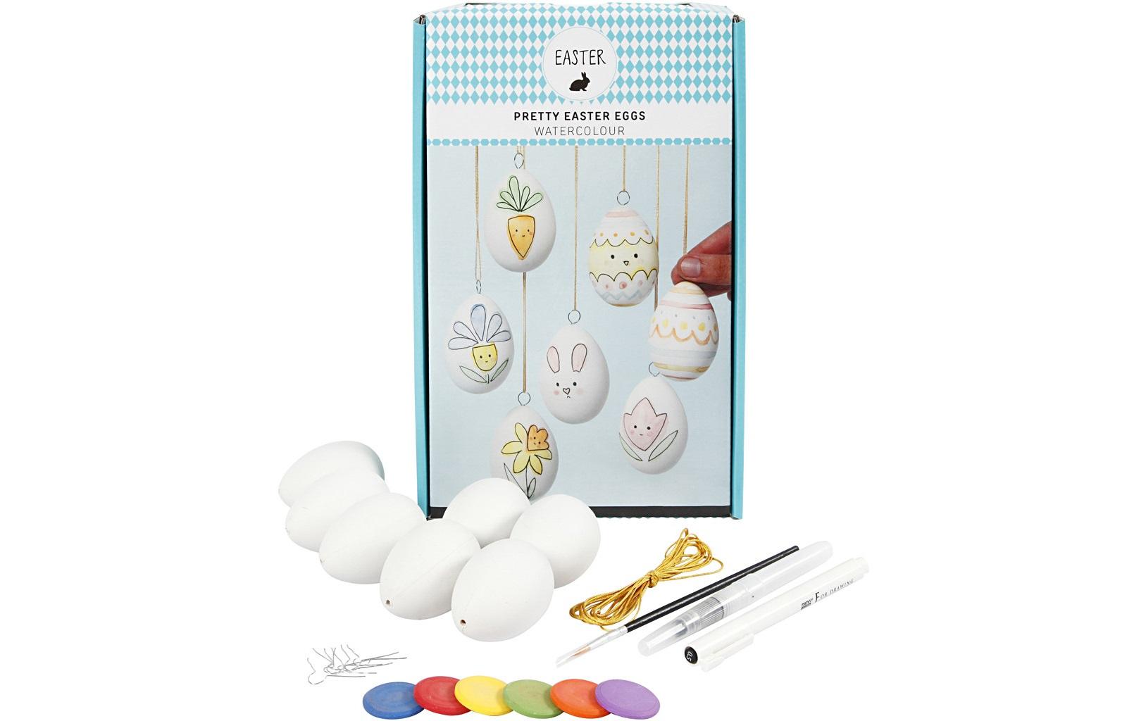 Bastelset Pretty Easter Egg 7-teiligOsterset zum Basteln