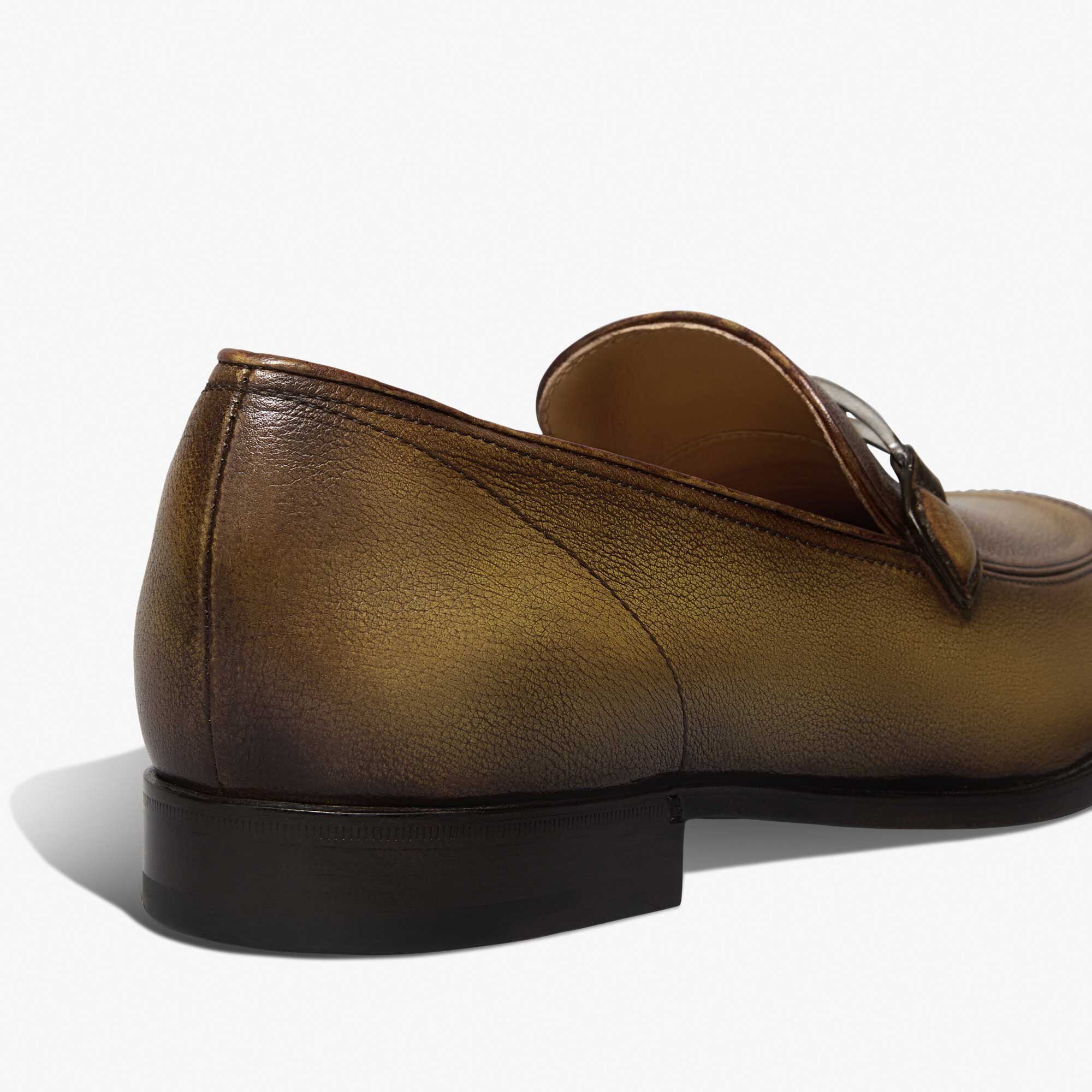 Mocassin B Volute En Cuir