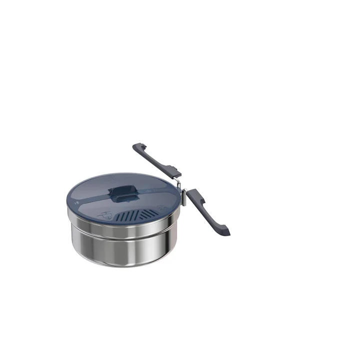 Decathlon Quechua - Conjunto de Cozinha para Camping Quechua MH100 1.1 L em Aço Inoxidável para 1 Pessoa
