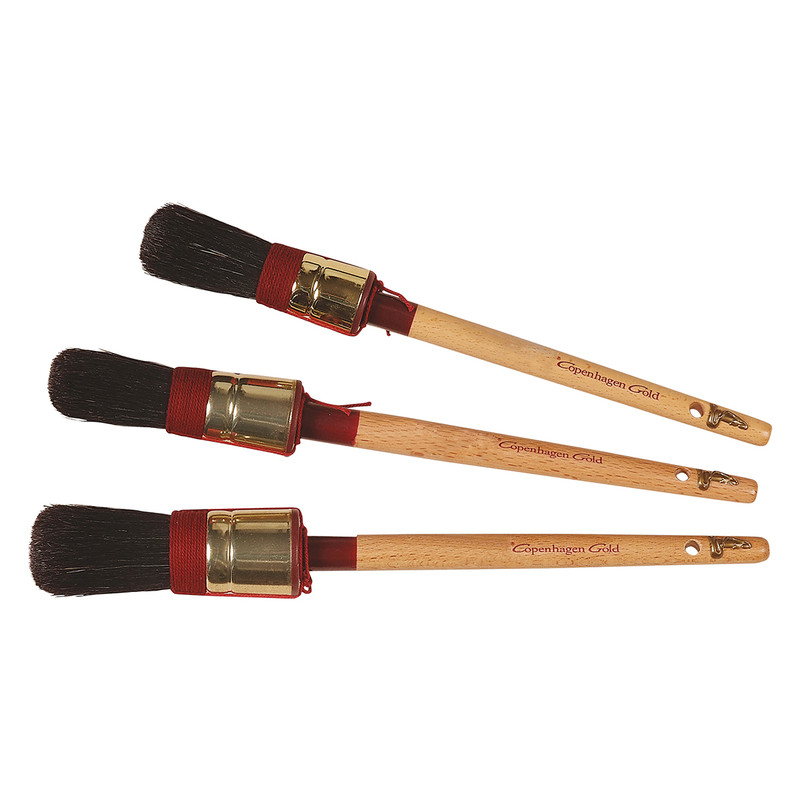 Copenhagen Gold kwastenset alkyd 3-delig 3-delig