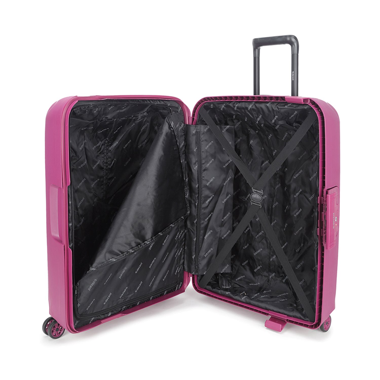 Decent Axiss-Fix 4 Wiel Trolley 68 lavendel