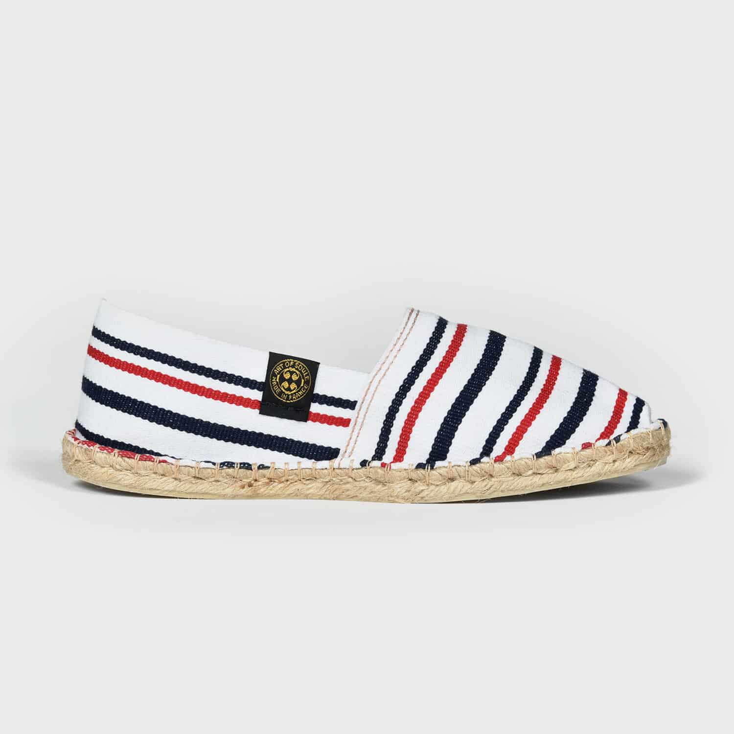 LA 1900 - Espadrilles rayées | Rouge