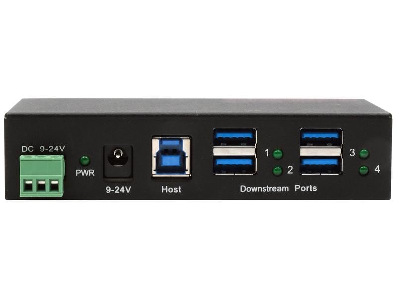 Exsys USB-Hub EX-11244HMS 4-Port USB 3.0 HUB für Wand- und DIN-Rail Montage