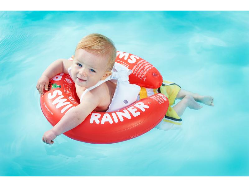Fred's Swim Academy Swimtrainer Classic Rot Schwimmring Classic ab 3 Monaten, 6-18 kg