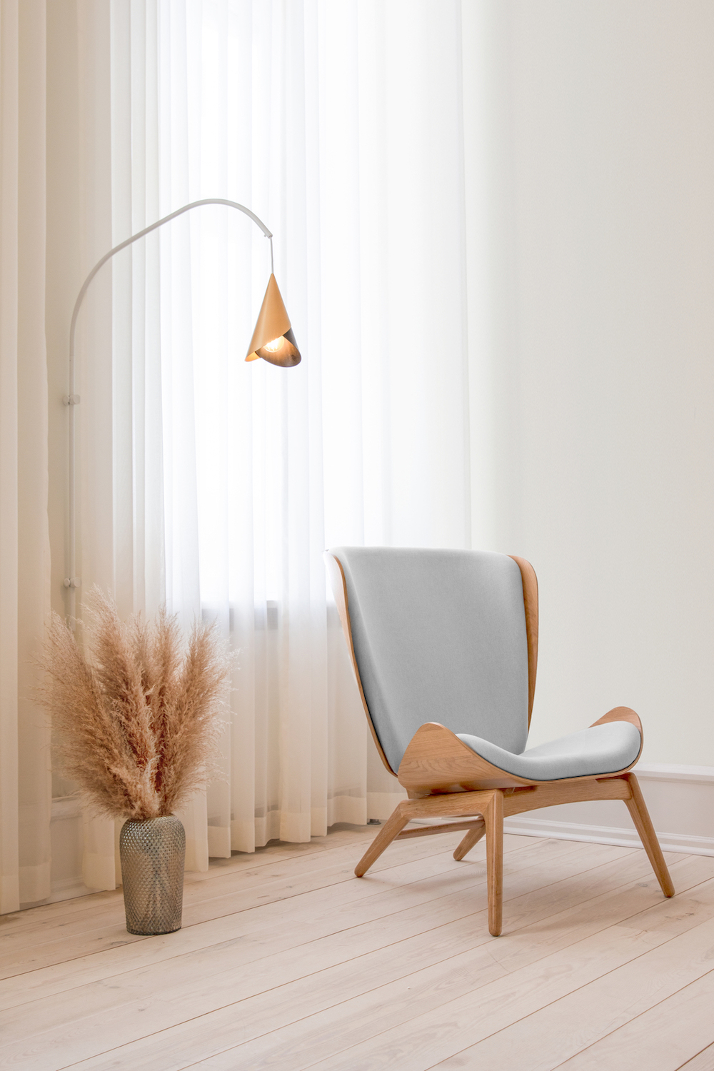 Fauteuil The Reader naturel Sugar Brown