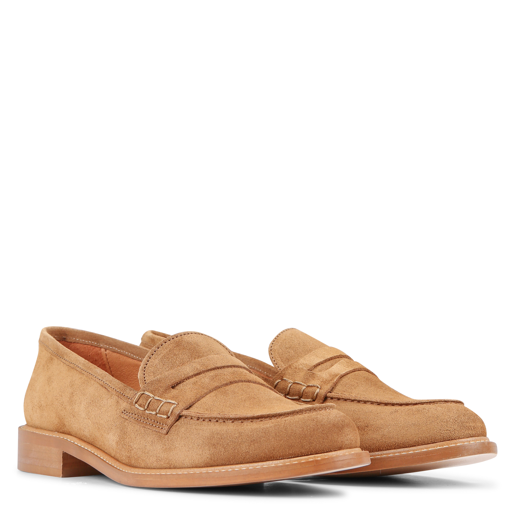 ANGELLA - Mocassins en cuir | Marron