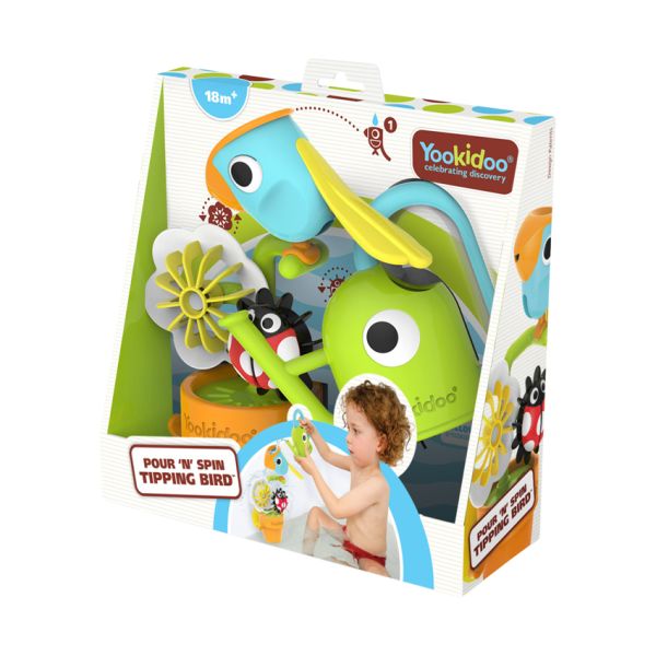 Yookidoo Badspeelgoed – Pour ’N’ Spin Tipping Bird