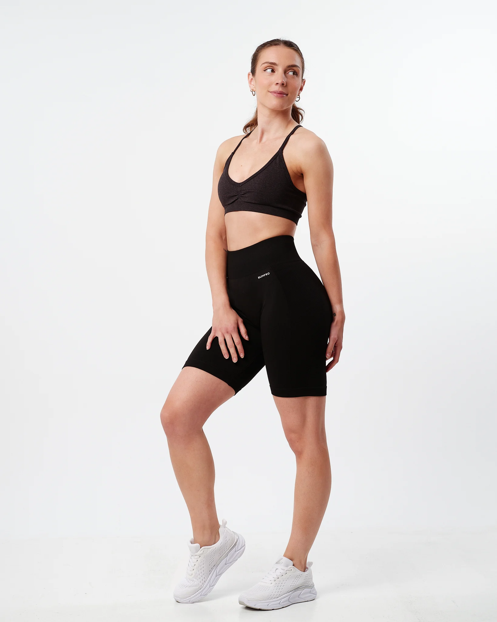 Bumpro Power Up! Biker Shorts Black Beauty