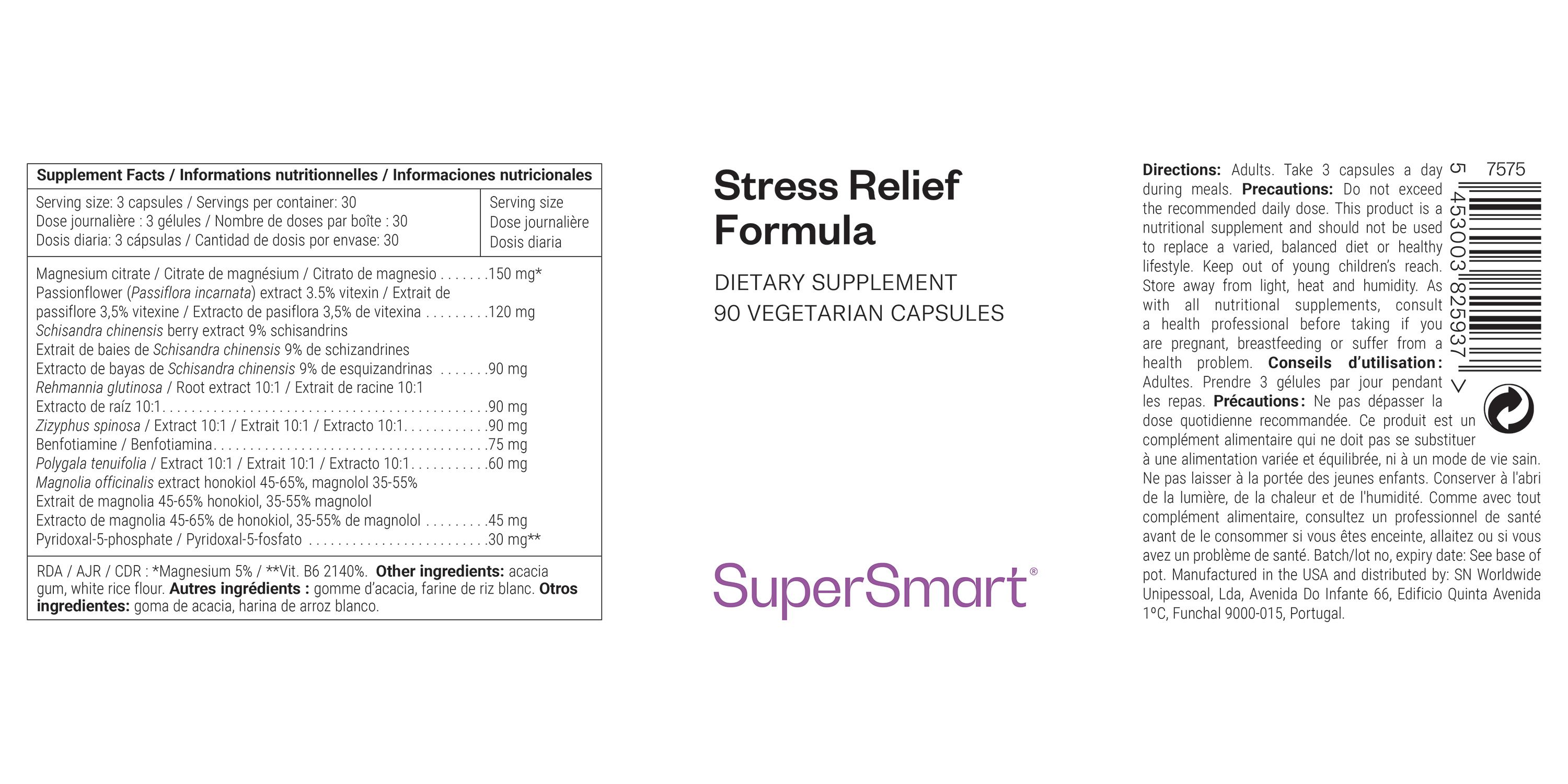 Stresslinderungs-Formel - SuperSmart