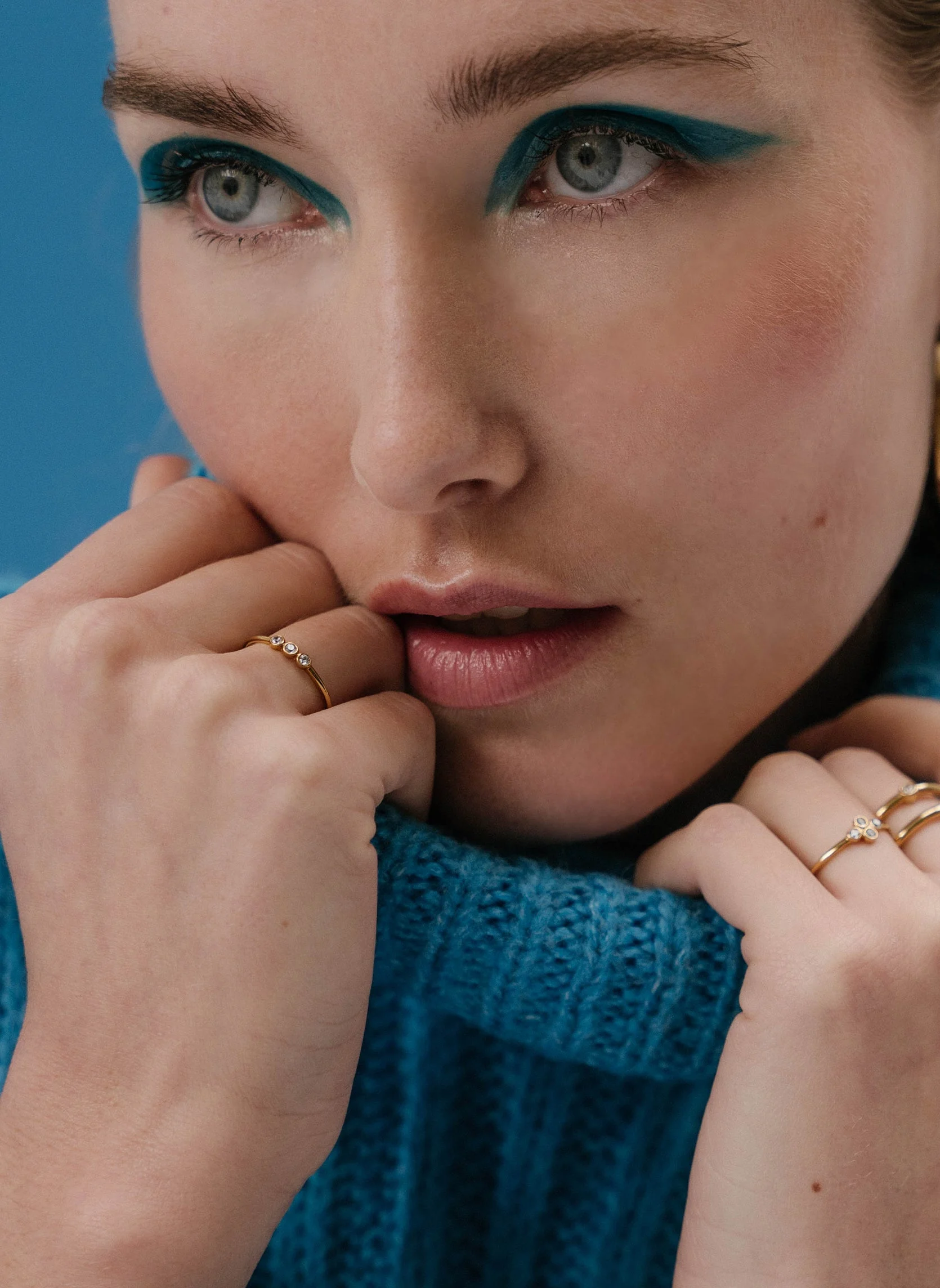 MEDITRINA - Bague fine meditrina | Vert
