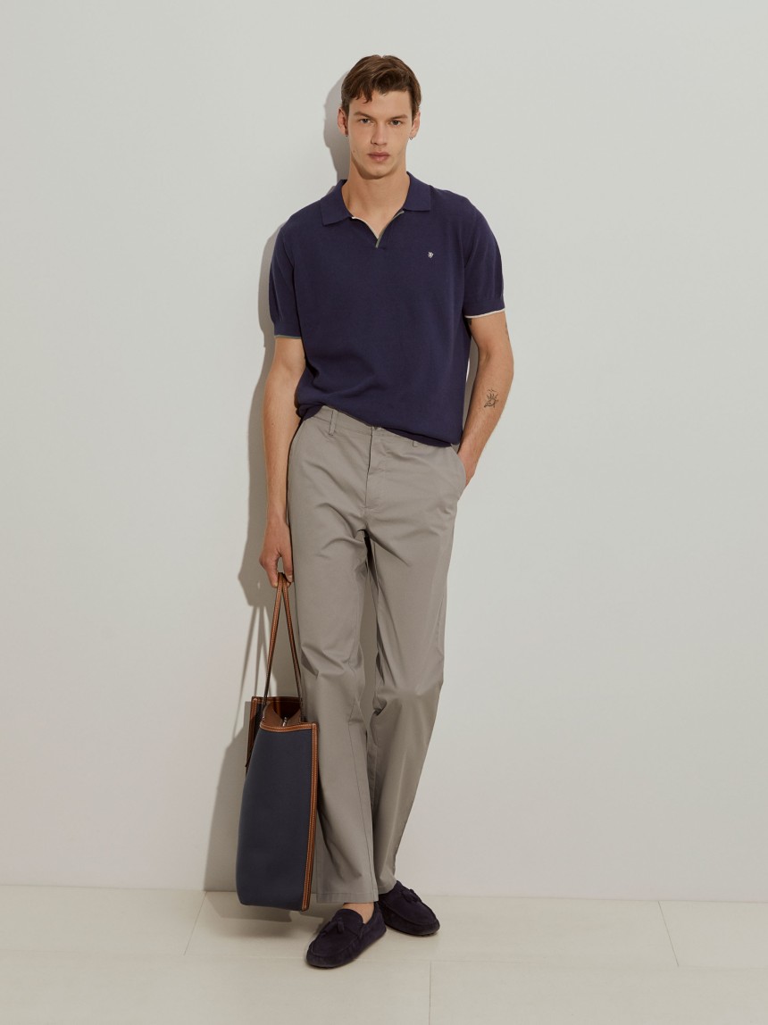 Calças chino regular fit