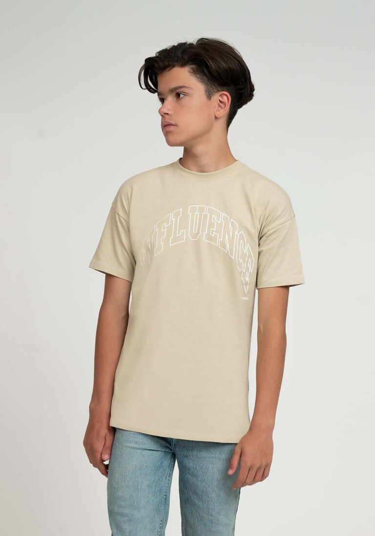 NIK & NIK bruine nik & nik t-shirt influence t-shirt
