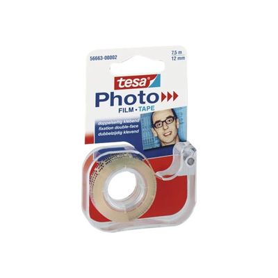 Tesa - Ruban adhésif double face sur dévidoir rechargeable - 12 mm x 7,5 m