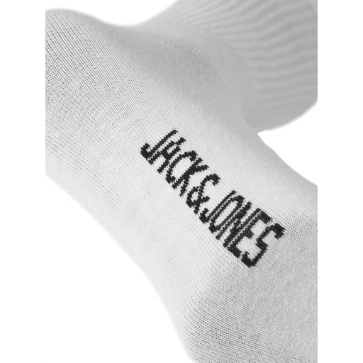 Jack&Jones Basic Tennis 5-pak Strømper, White, One size