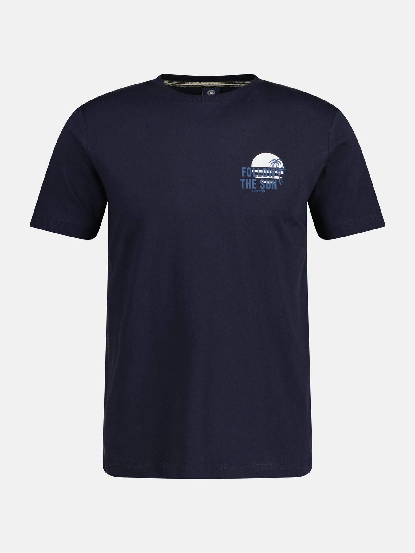 T-Shirt mit Brustprint *Follow the sun*