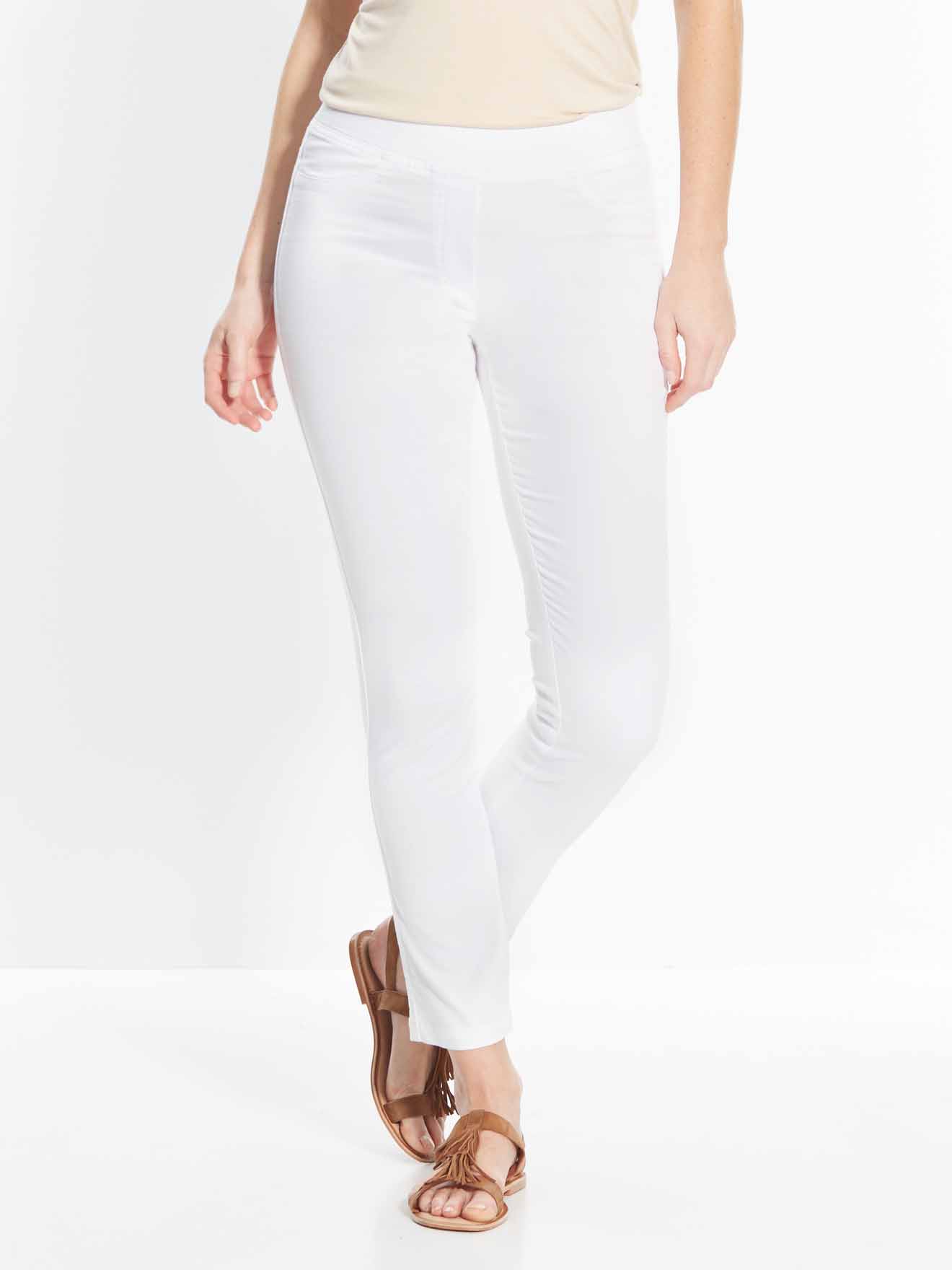 Pantalon uni mollets forts
