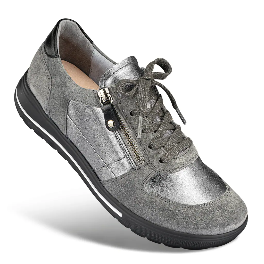 DAMEN - Sneaker HEATHER grau-silber