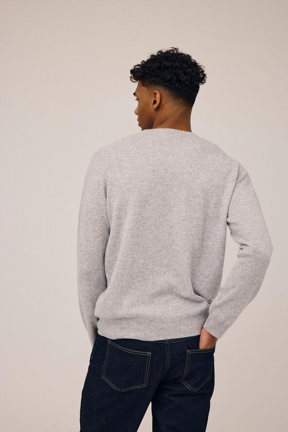 Magasin du Nord Collection Mads 1 - 100% Cashmere Light grey melange