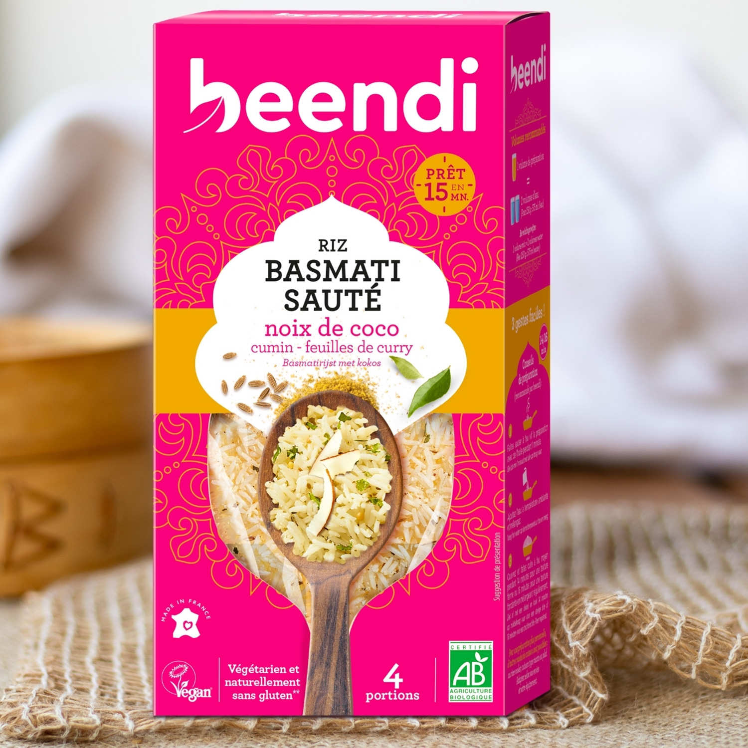 Riz basmati sauté à la noix de coco