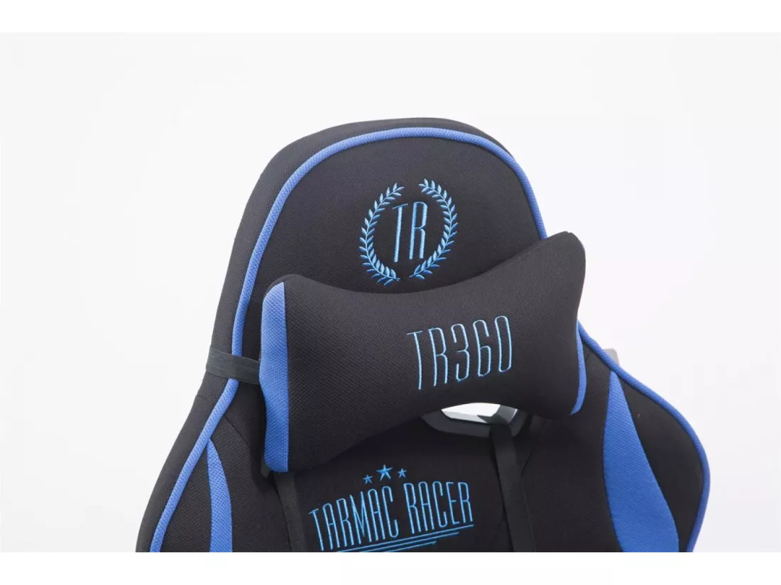 Chaise de bureau - Tissu - Noir / Bleu - Limit
