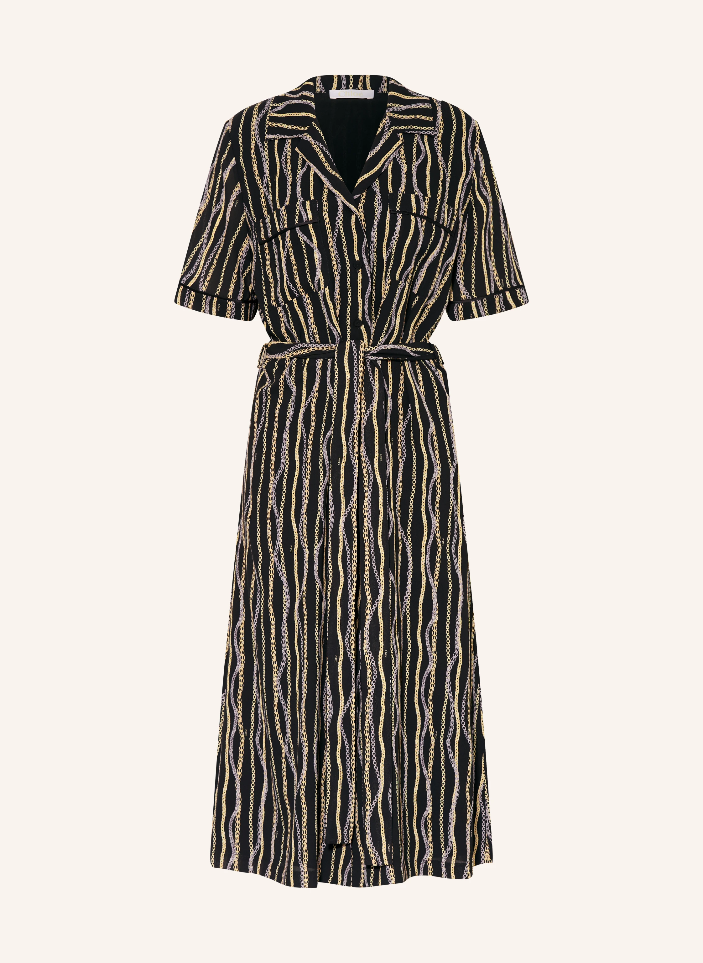 Chloé Hemdblusenkleid aus Seide