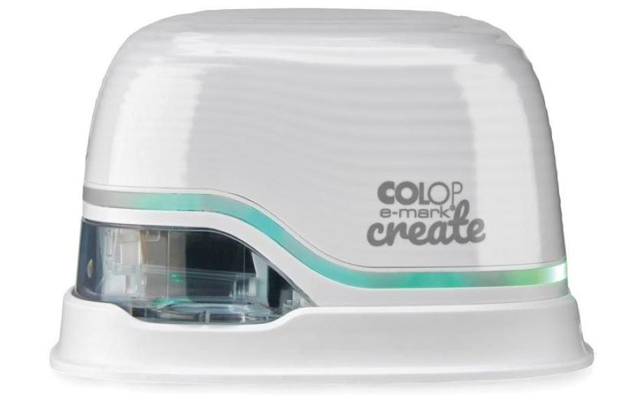 Beschriftungsgerät e-mark create, Weiss<br>Kleiner Mini Drucker für Etiketten und Designs