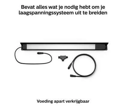 Philips Hue White and Color Ambiance Amarant - Lysbarre - LED - 20 W (tilsvarende 104 W) - 16 millioner farver - 2000-6500 K - sort