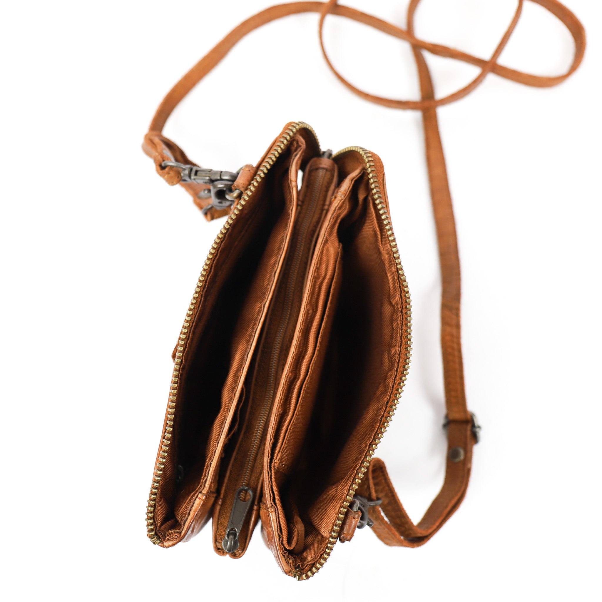 Portemonneetasje 'Umi' cognac - CL 36799 Cognac