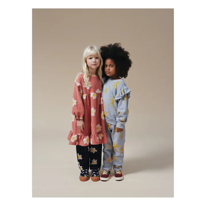 Bobo Choses Robe Volants Fleurs | Rose