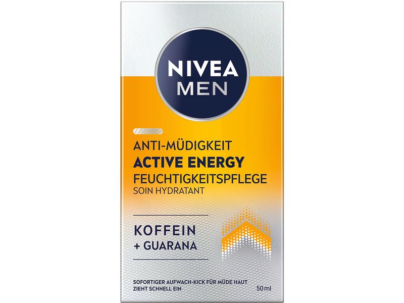 NIVEA MEN Gesichtscrème Active Energy 50 ml Reichhaltige, pflegende Gesichtscreme für Männer
