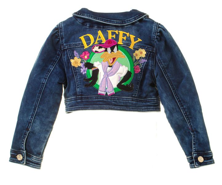 Monnalisa Daffy Duck Denim Jacket