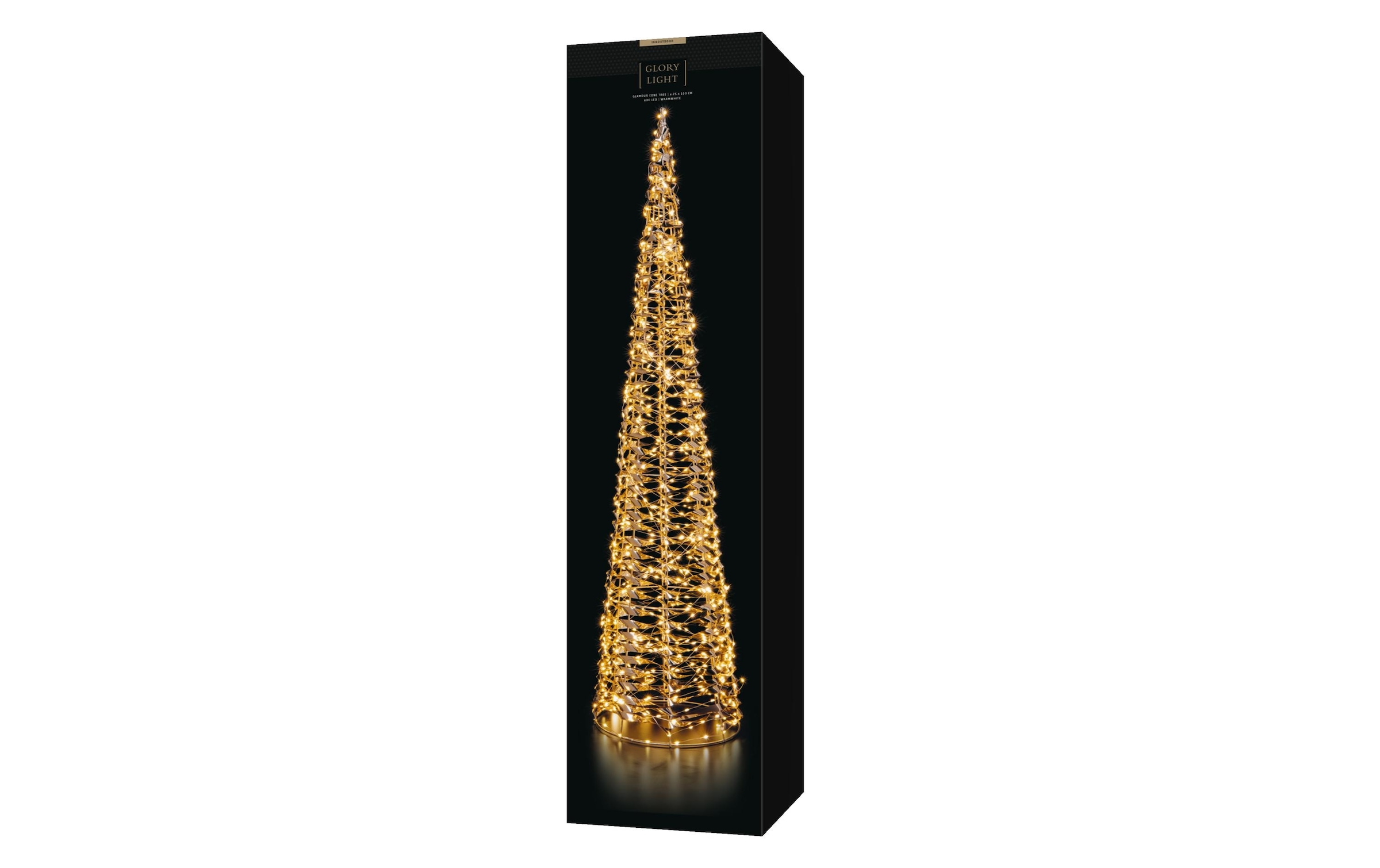 STT LED Dekofigur »Glamour cone tree« Warmweiss