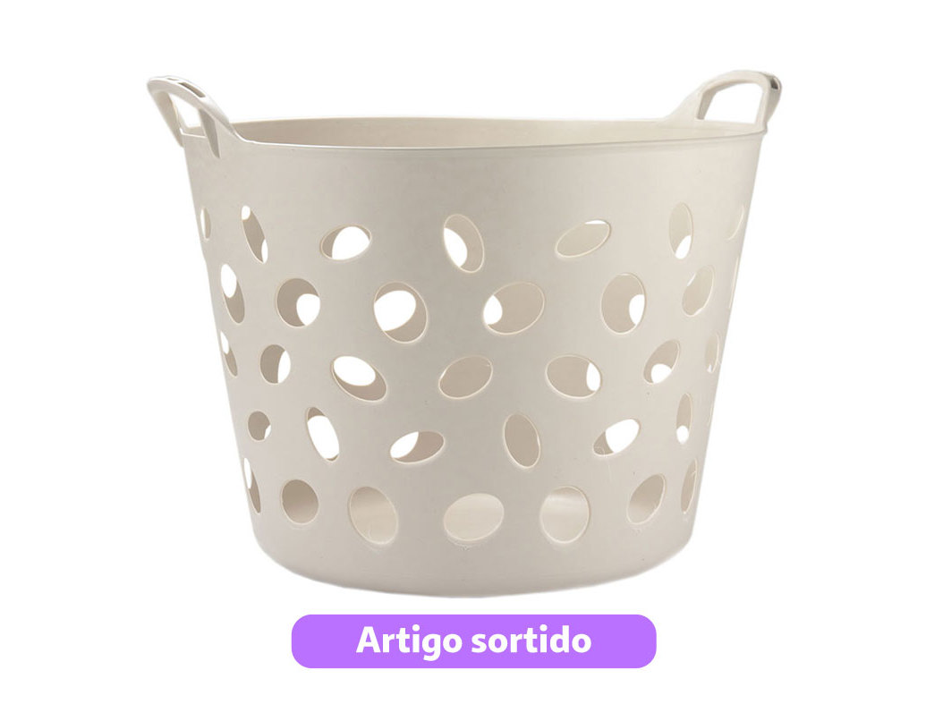 CESTO FLEXIVEL CODIL RECICLADO 42L CORES SORTIDAS