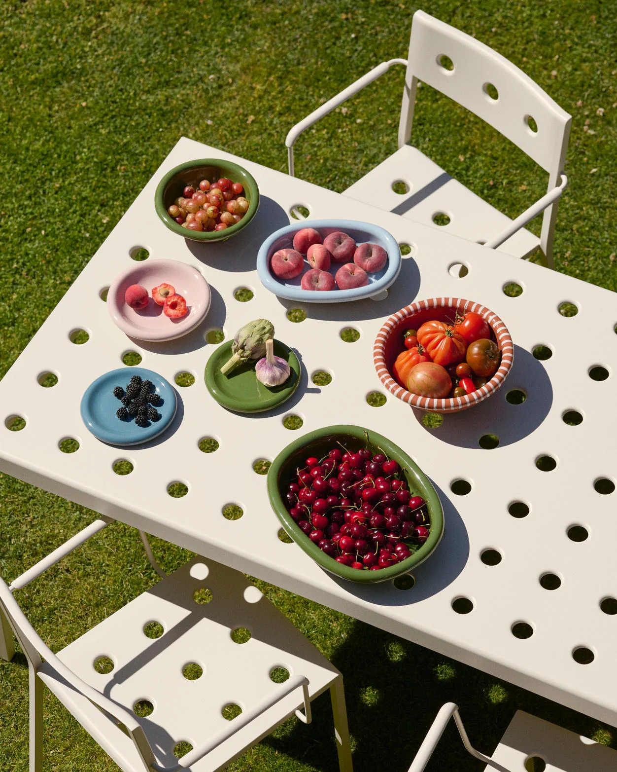 HAY  Barro frokosttallerken, 2 stk - Dark blue