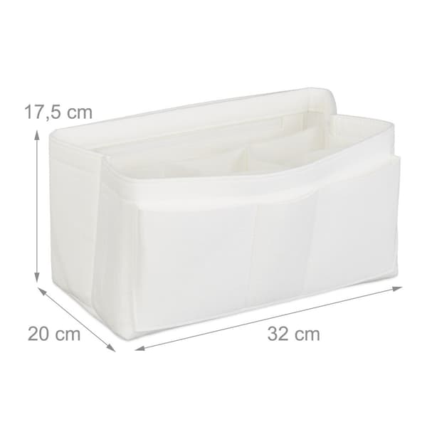Veske Organizer Veske Filt Hvit