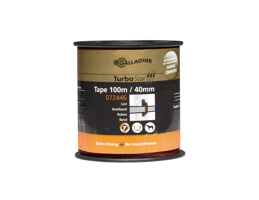 Gallagher Turbostar Lint  - Geleiders - 22 cm - 100 Meter - Terra - 21 cm - 10000 cm