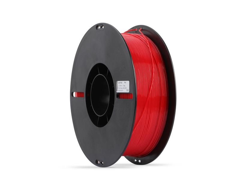 Creality Filament TPU, Rot, 1.75 mm, 1 kg Hochwertiges TPU Filament für 3D-Drucker