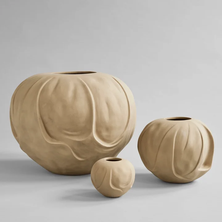 101 Copenhagen - Orimono Vase, Gross, sand