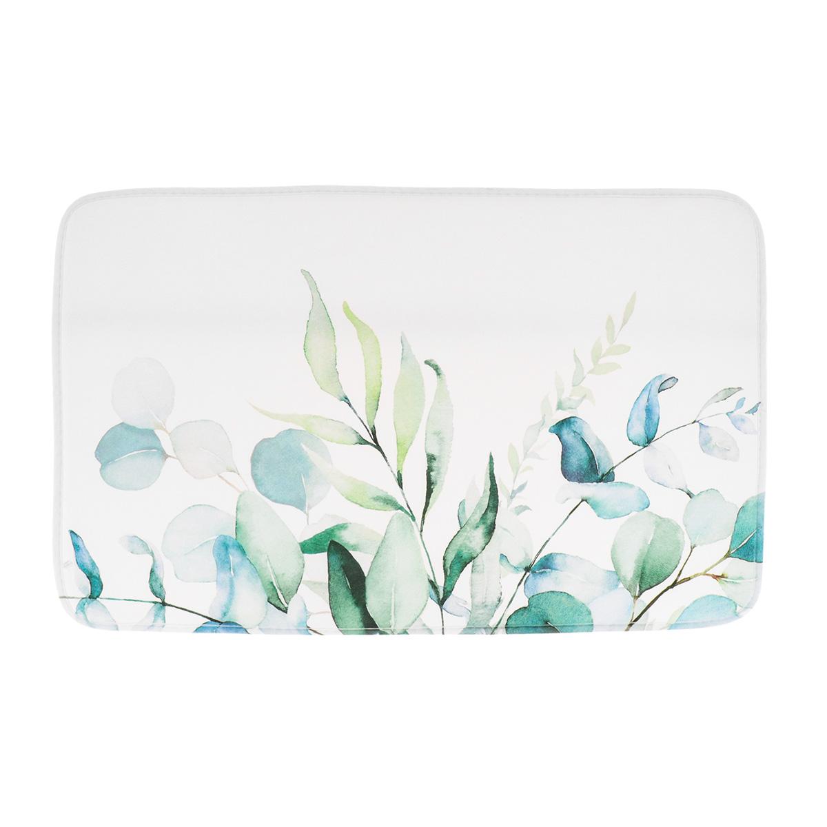TAPIS MICROFIBRE IMPRIME 45X75CM AQUARELLE
