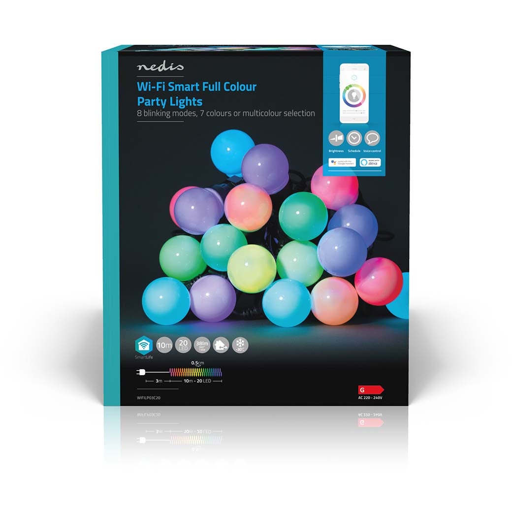 Nedis SmartLife Decoratieve LED lichtslang iOS/Android 10 meter