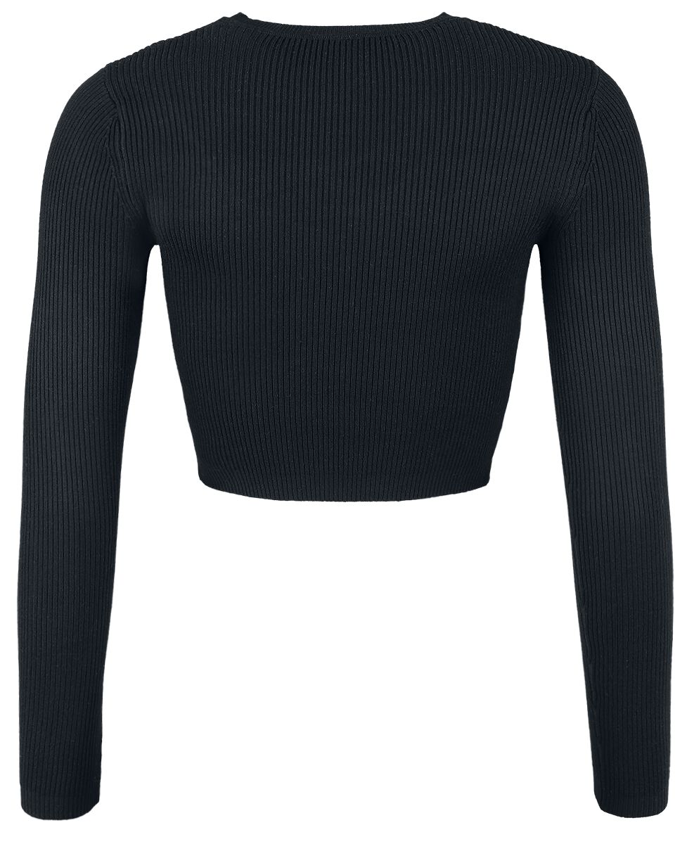 Onlliza L/S Peek-A-Boo - Crop-Top Manches Longues | Only T-shirt manches longues