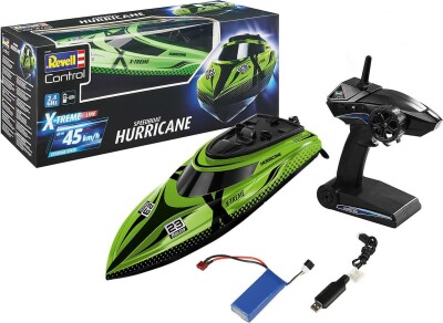 Revell Control - X-Treme Line Fjernstyret Speedbåd - Grøn Sort - 24139