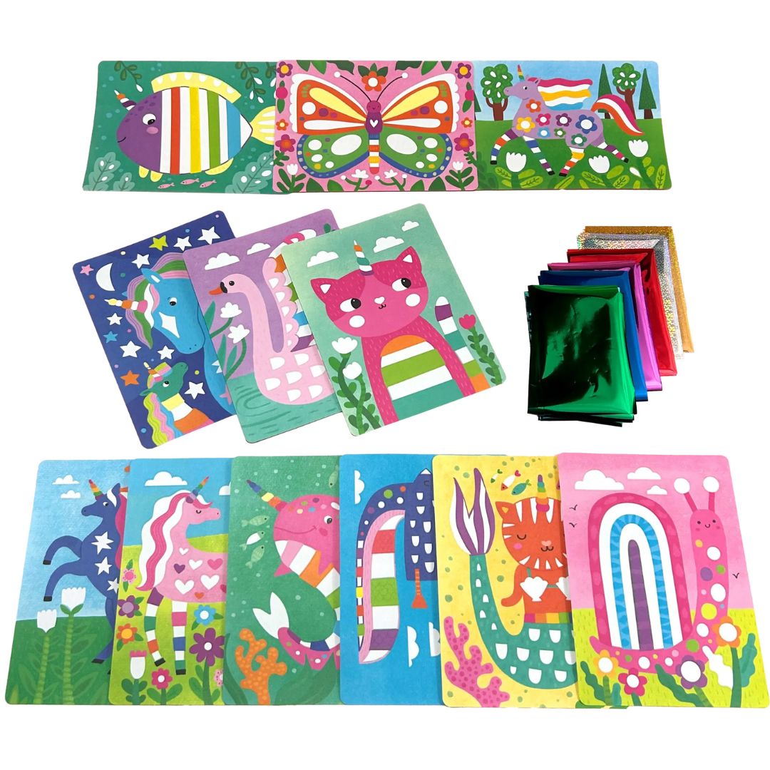 Ooly knutselset foil-tastic - whimsical world