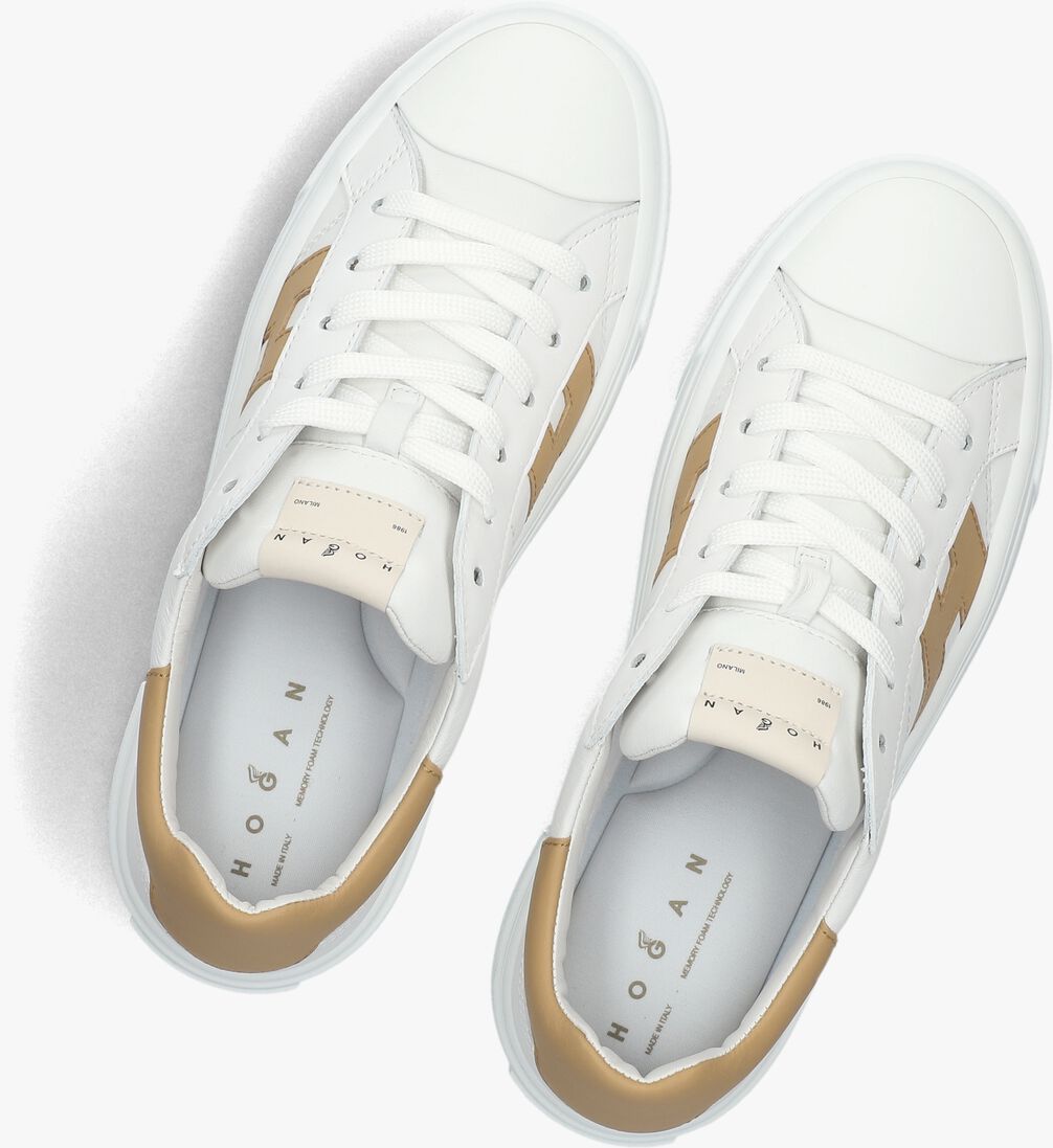 witte hogan lage sneakers h705 allacciato h