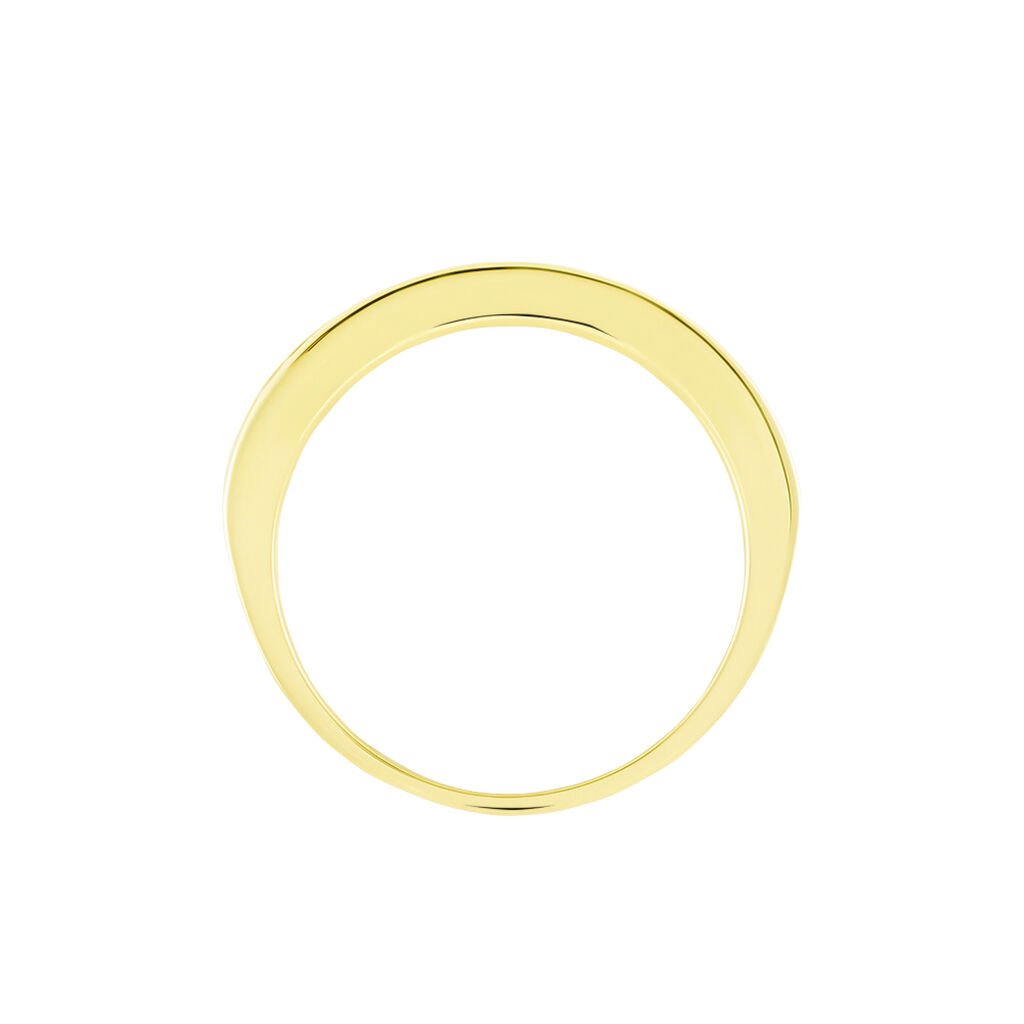 Bague Davila Or Jaune Oxyde De Zirconium