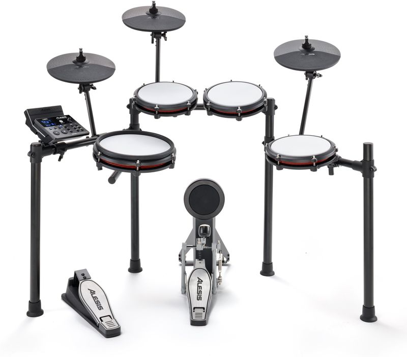 Alesis Nitro Max Kit - Elektrisch Drumstel - 10 inch Dual Zone Snare - Bluetooth - 440+ Authentieke Klanken